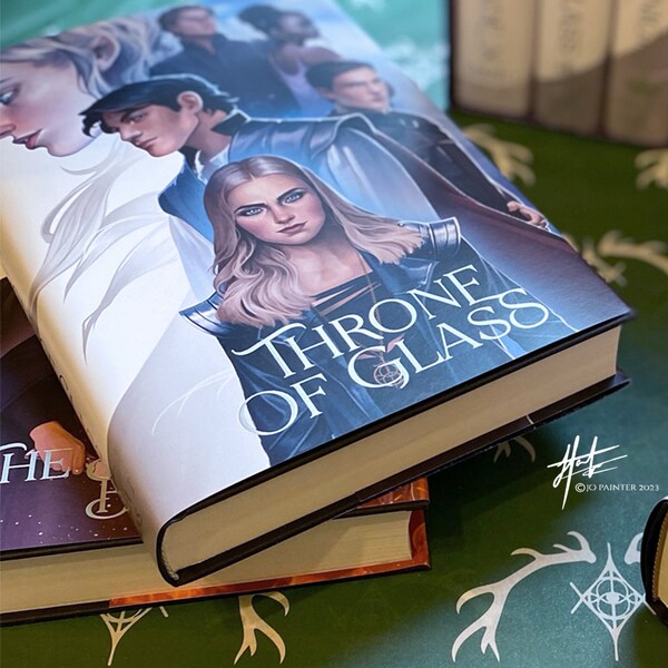 Throne of Glass Dust Jacket Set Etsy