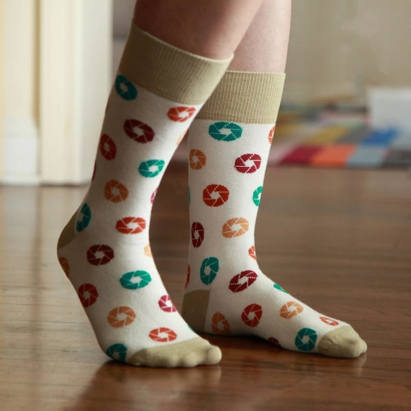 Chaussettes pour photographe - Ouverture (naturelles)