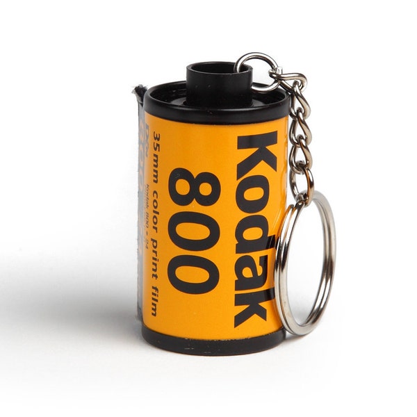 35mm Film Keychain | Genuine Kodak 200/400 Film Canister | Film Photographer Gift