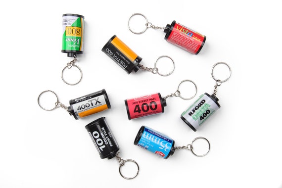 35mm Film Keychain Genuine Kodak 200/400 Film Canister Film