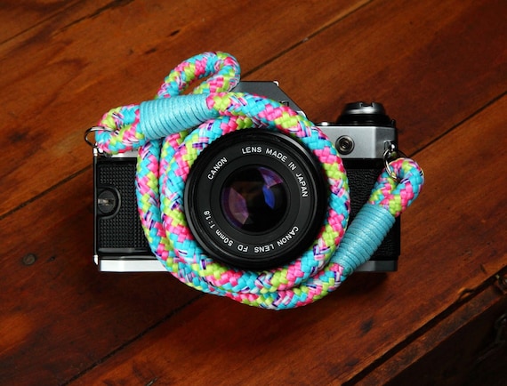 Rope Camera Strap (Neon) | Hand-Made Premium Camera Strap