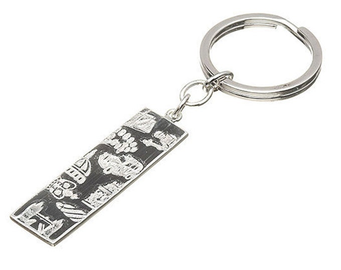 Iconic London Key Ring Sterling Silver