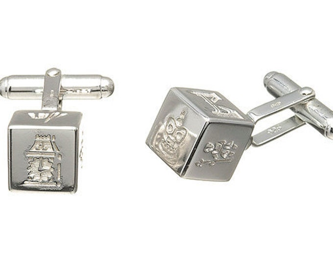 Trafalgar square Cufflinks Hallmarked Sterling Silver