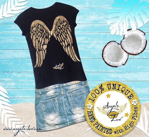 angel painting shirt