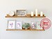Floating Shelves Ledge Shelf  Wood Shelves Gallery Shelf Nursery Decor Bookshelf 