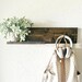Coat Rack with Shelf, Towel Rack, Coat Hooks, Entryway Organizer, Mask Holder