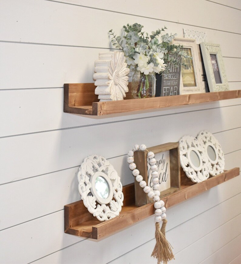 Ledge Shelf Floating Shelves Wall Shelf Picture Ledge Etsy