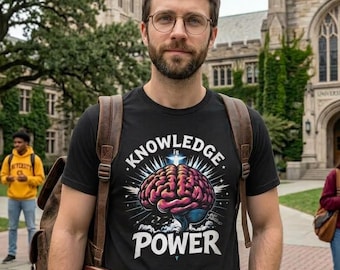 KNOWLEDGE IS POWER | Unisex Jersey Short Sleeve Tshirt