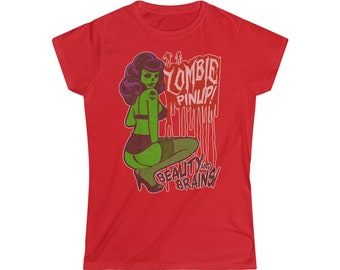 Zombie Bombshell Pinup - Women's T-shirt