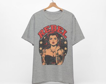 RED-REBEL / Unisex Jersey Short Sleeve Tshirt