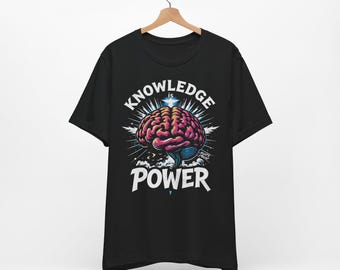 KNOWLEDGE IS POWER / Unisex Jersey Short Sleeve Tshirt