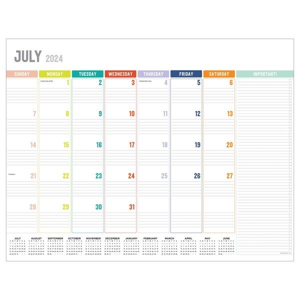 Large Desk Calendar 2025 Etsy