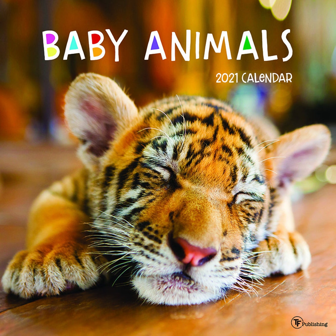 2021 Baby Animals Wall Calendar 12x12 Etsy