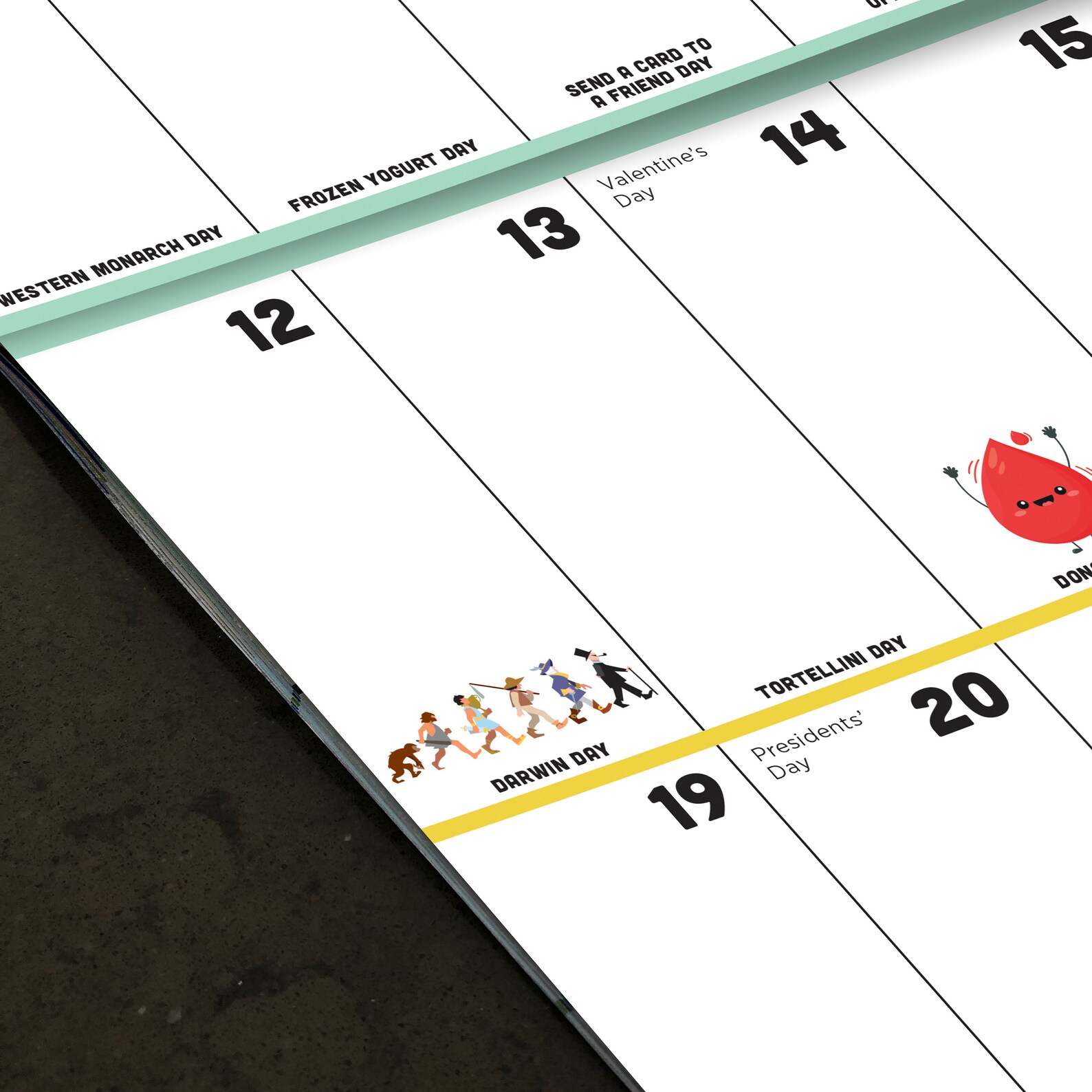 2023-every-day-s-a-holiday-wall-calendar-etsy