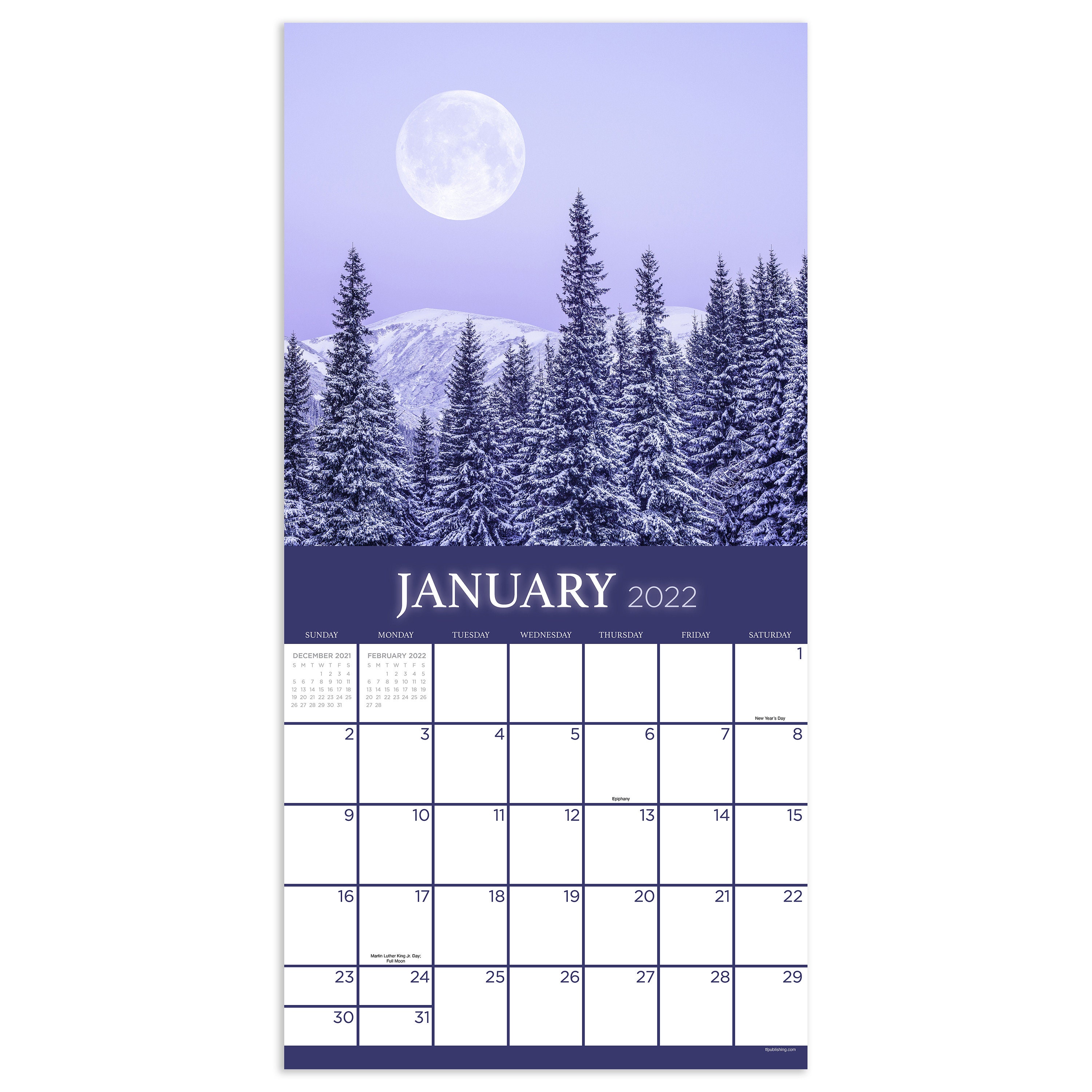 January 2022December 2022 Moons 12x12 Wall Calendar Etsy