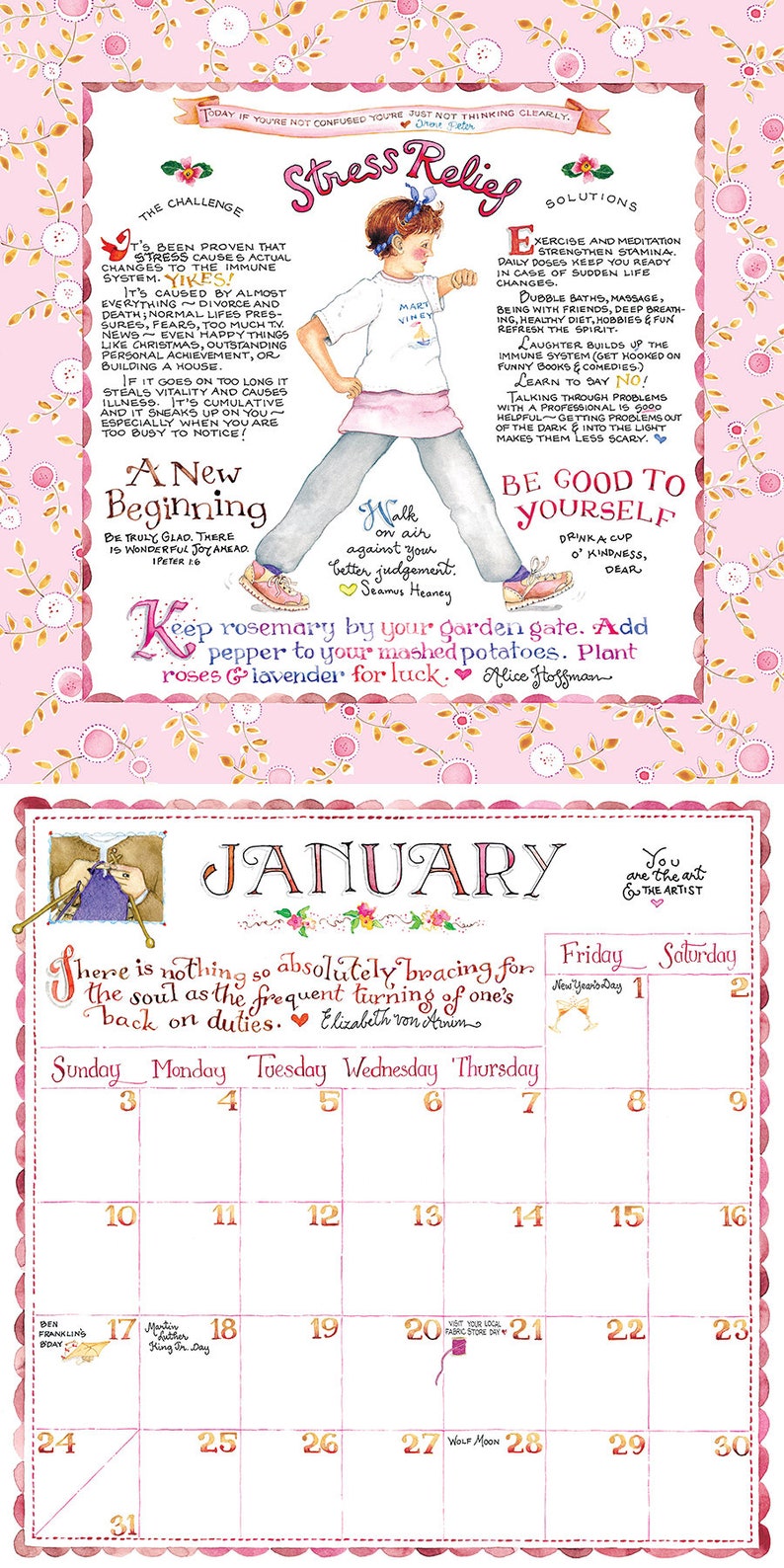 2021 Susan Branch Heart of the Home Wall Calendar 12x12 | Etsy