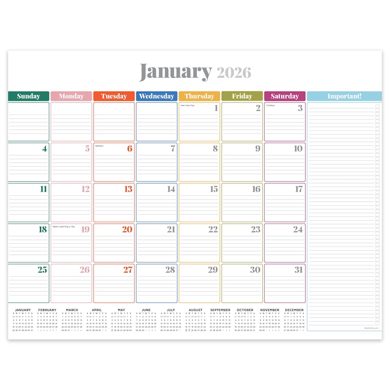 Fiches pour calendrier de bureau  — 2026 main image 1