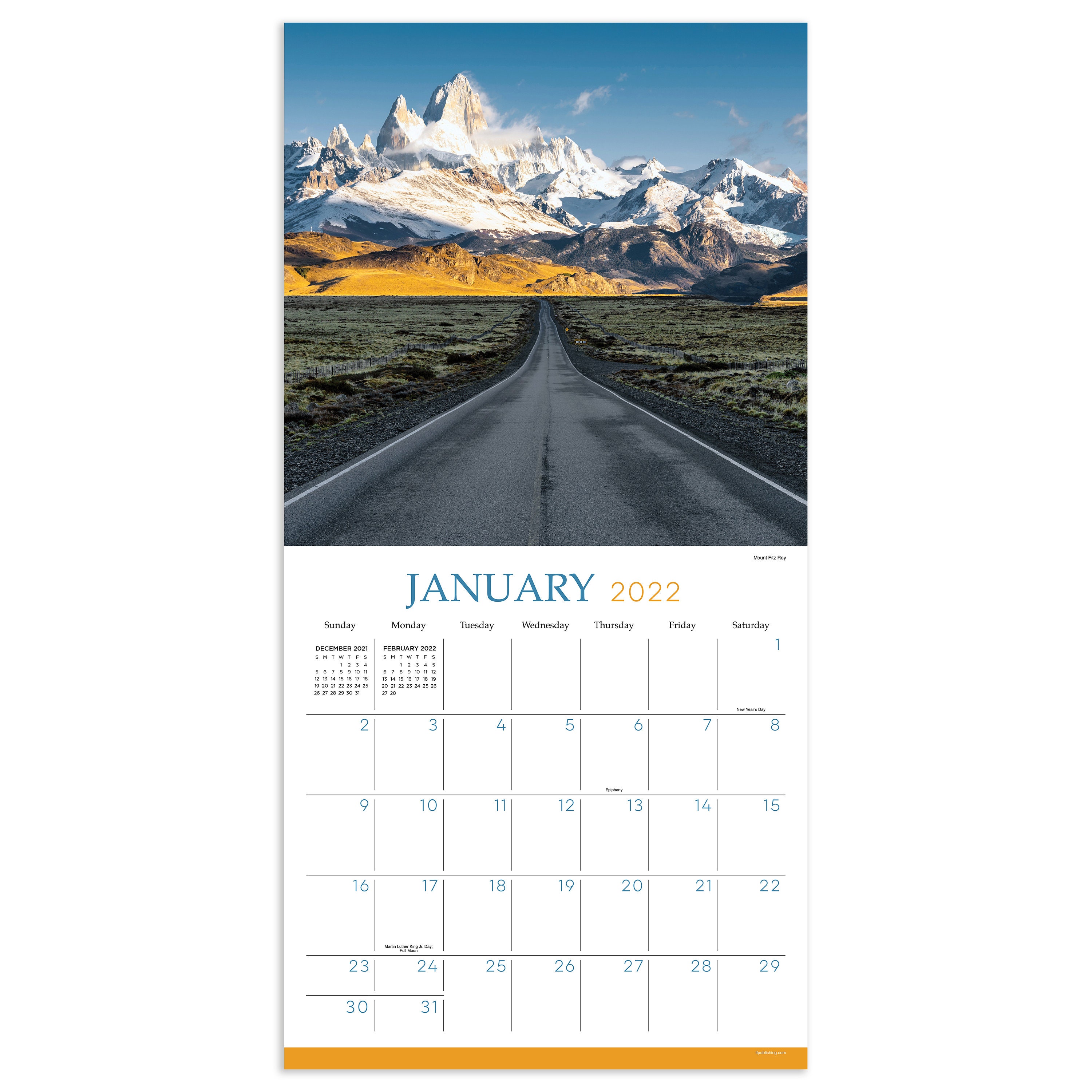 January 2022-December 2022 Mountains 12x12 Wall Calendar | Etsy