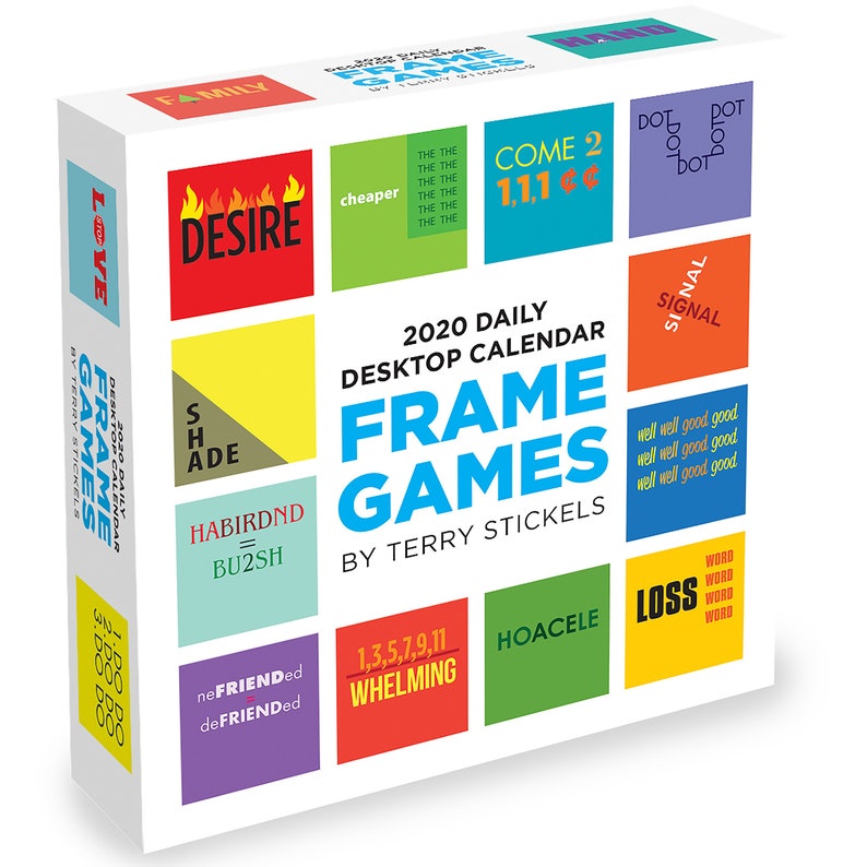 2020 Frame Games Daily Desktop Calendar - 