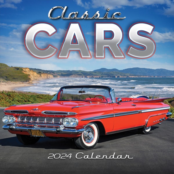 2024 Cars Calendar Etsy