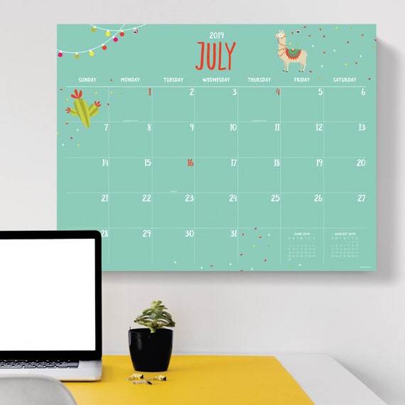 july 2019 june 2020 monthly theme large desk pad monthly calendar oversized desk blotter calendar office 2020 themes