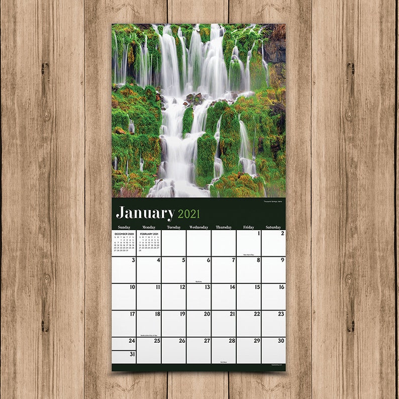 2021 Pacific Northwest Wall Calendar 12x12 Etsy