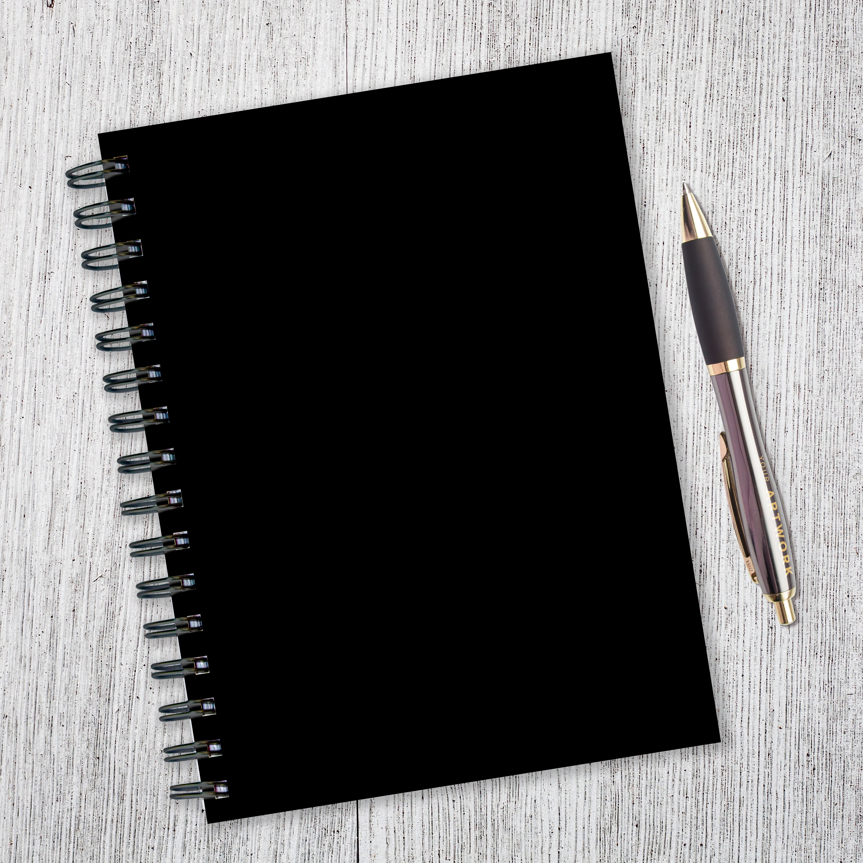 Creative Blank Black Notebooks Black Diary Notebook With A - Temu