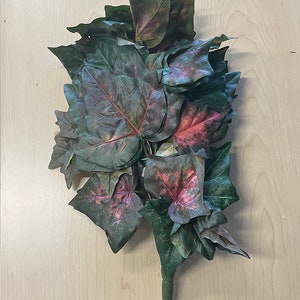 ARTIFICIAL Fall Ivy Bush 13 Stems 67 Leaves 18in Green ARTIFICIAL