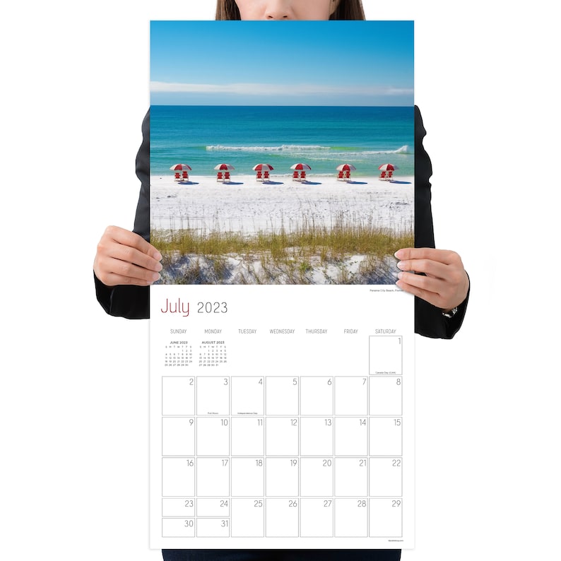 2023 Beach Lifegulf Coast Wall Calendar Etsy