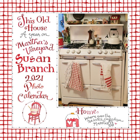 2021 Susan Branch - A Year on Martha's Vineyard Wall Calendar- 12x12