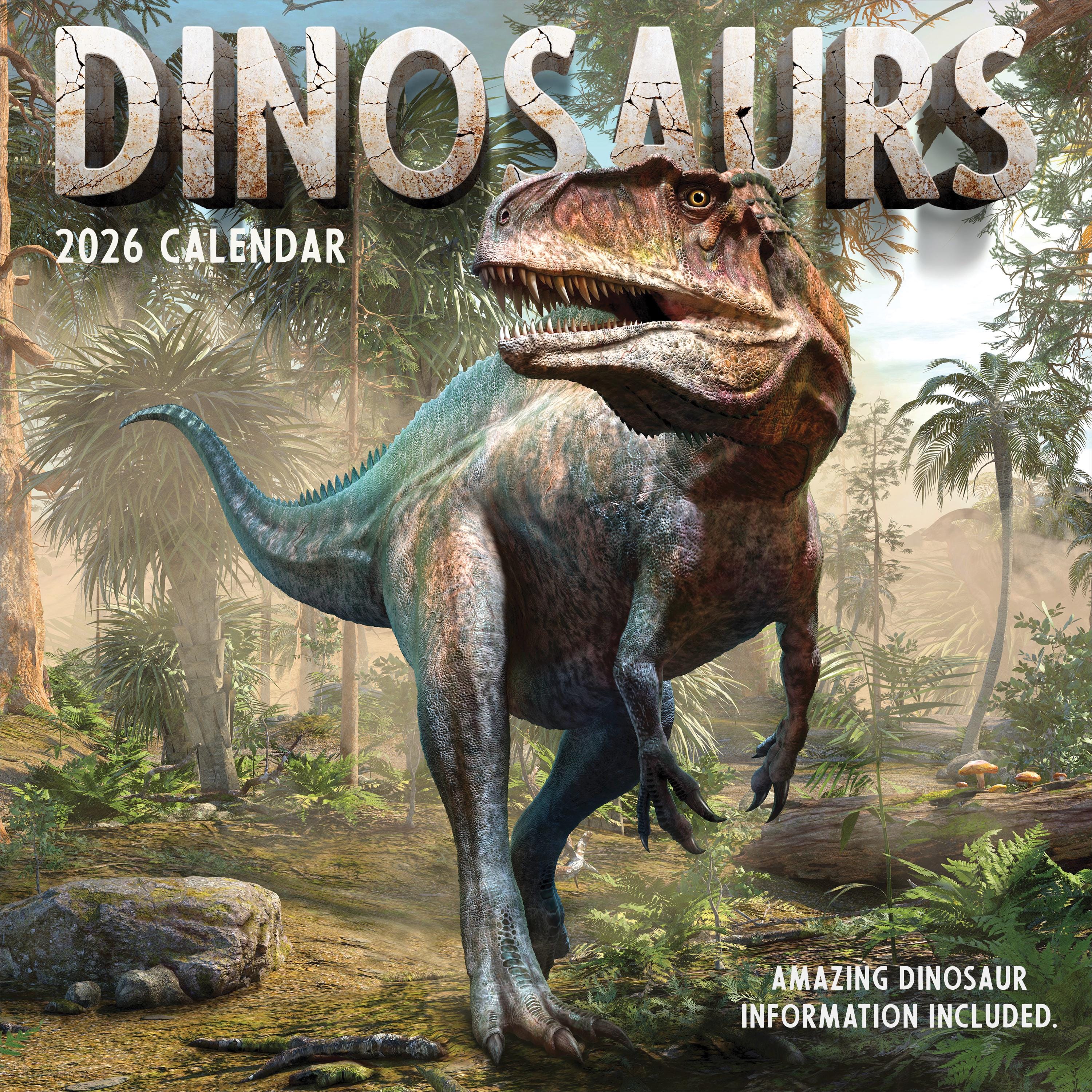 2026 Dinosaurs Wall Calendar - Etsy