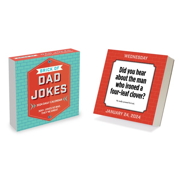 Dad Jokes Desk Calendar Etsy