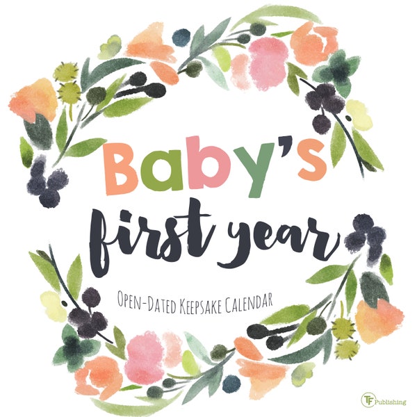 Baby First Year Calendar With Stickers - Etsy