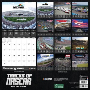 2021 Tracks of NASCAR Wall Calendar | Etsy