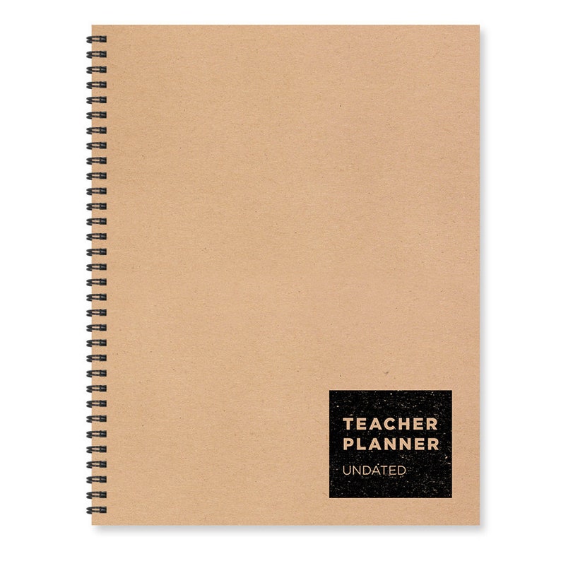 UNDATED Teacher 9x11 Lesson Planner Perfect for Etsy