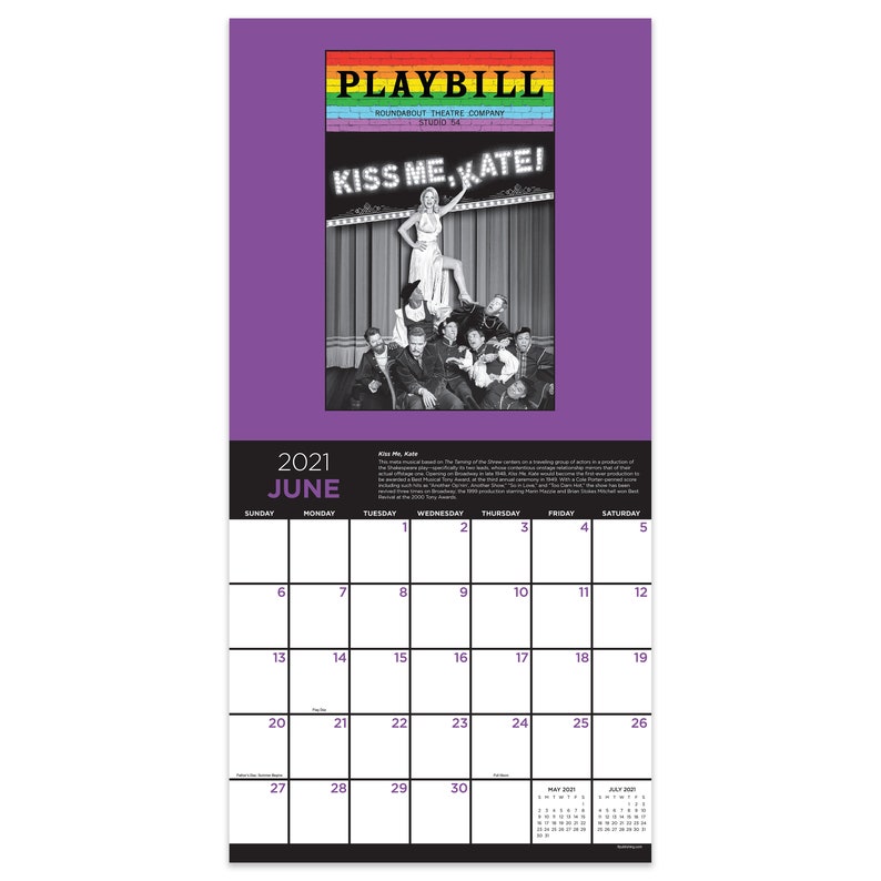 2021 On Broadway by Playbill Theatre Art 12x12 Wall Calendar | Etsy 2021 On Broadway by Playbill Theatre Art 12x12 Wall Calendar | Etsy