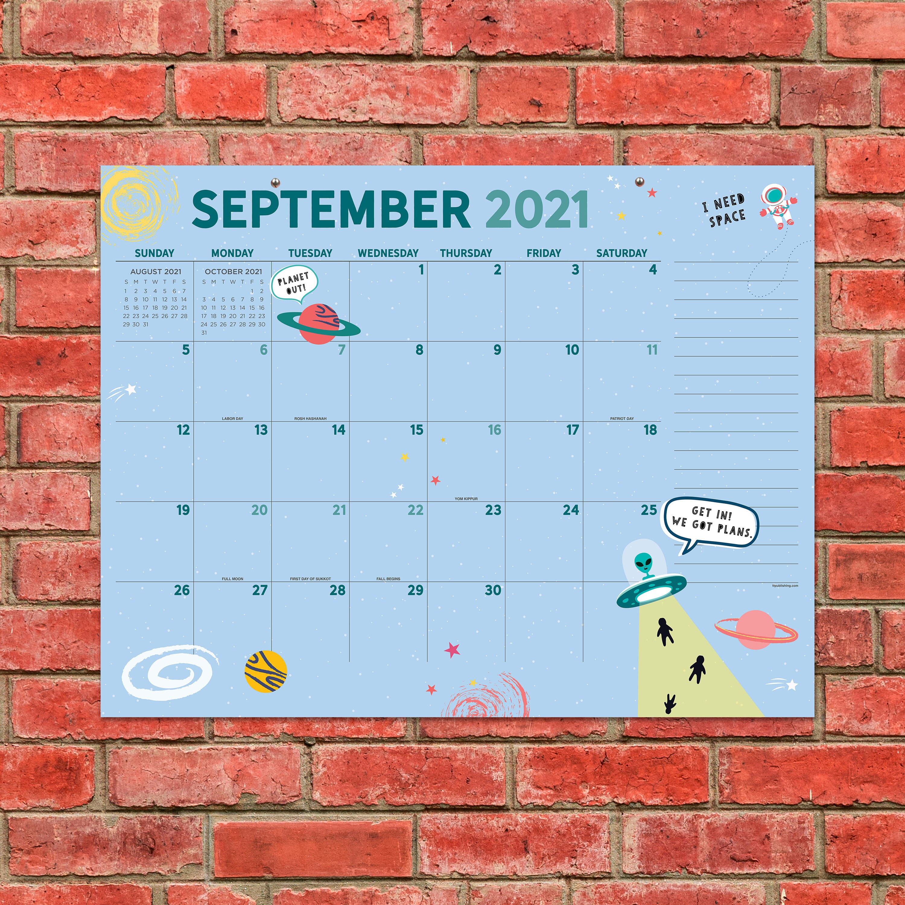 desk blotter calendar 2022