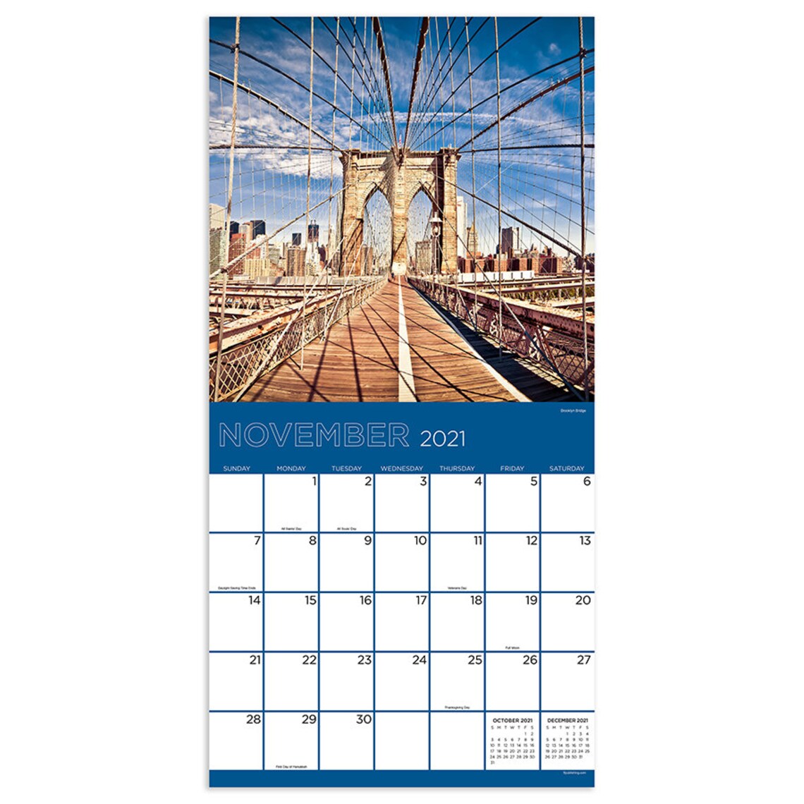 2021 NYC Wall Calendar 12x12 Etsy