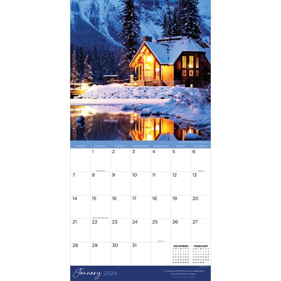 Winter Cabin 2024 Calendars For Sale 2021 September 2024 Calendar
