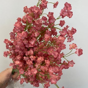 ARTIFICIAL Small Flower Bouquet  Pack of 12 Stems 20in Pink ARTIFICIAL