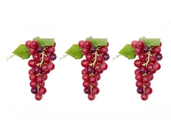 Grape Cluster Set of 3 36pc Mauve ARTIFICIAL