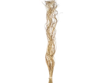 Curly Ting Pack of 40 Stems 3ft Gold ARTIFICIAL