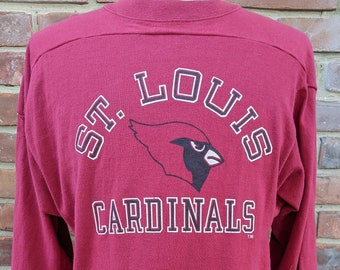 80s vintage St Louis Cardinals 3/4 sleeve T shirt / Medium / NFL football / Champion