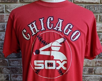 80s vintage Chicago White Sox T shirt / Screen Stars / Medium - Large / "Winning Ugly" Era