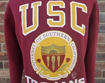 90s vintage USC Trojans sweatshirt / Medium / University Southern California