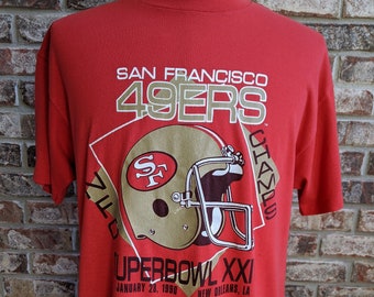 Vintage Deadstock Super Bowl XXIV San Francisco 49ers | Etsy
