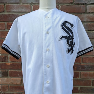 Vintage white sox jersey sales