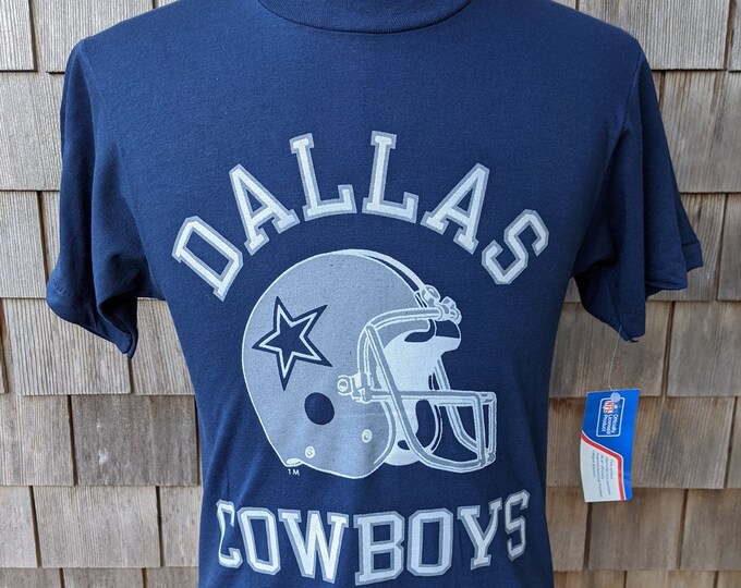 80s Vintage Deadstock Dallas Cowboys T Shirt / Champion / Small / New ...