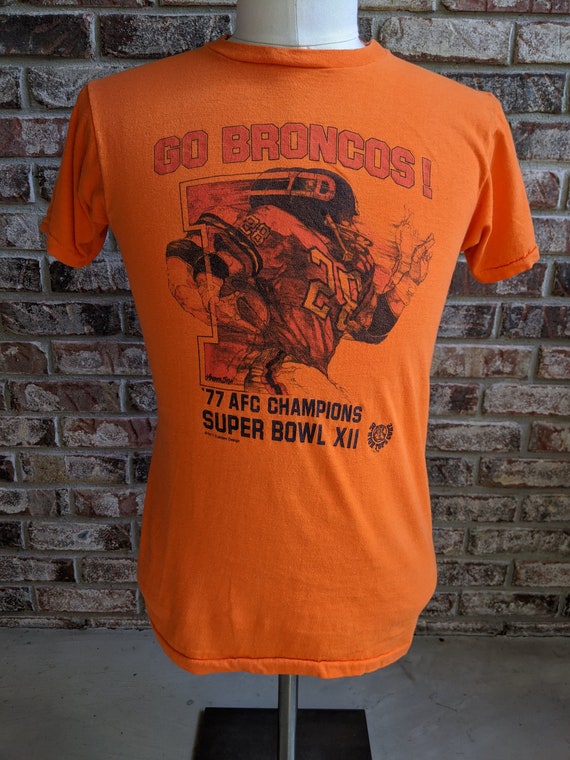 rare vintage Denver Broncos Super Bowl XII 1977 A… - image 1