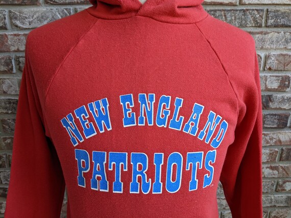 80s vintage New England Patriots sweatshirt hoodi… - image 2